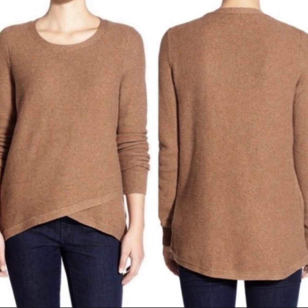 Madewell tan pullover sweater